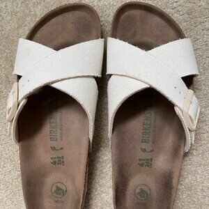 Birkenstock Siena Vegan Canvas Size 41 (10-10.5) Narrow